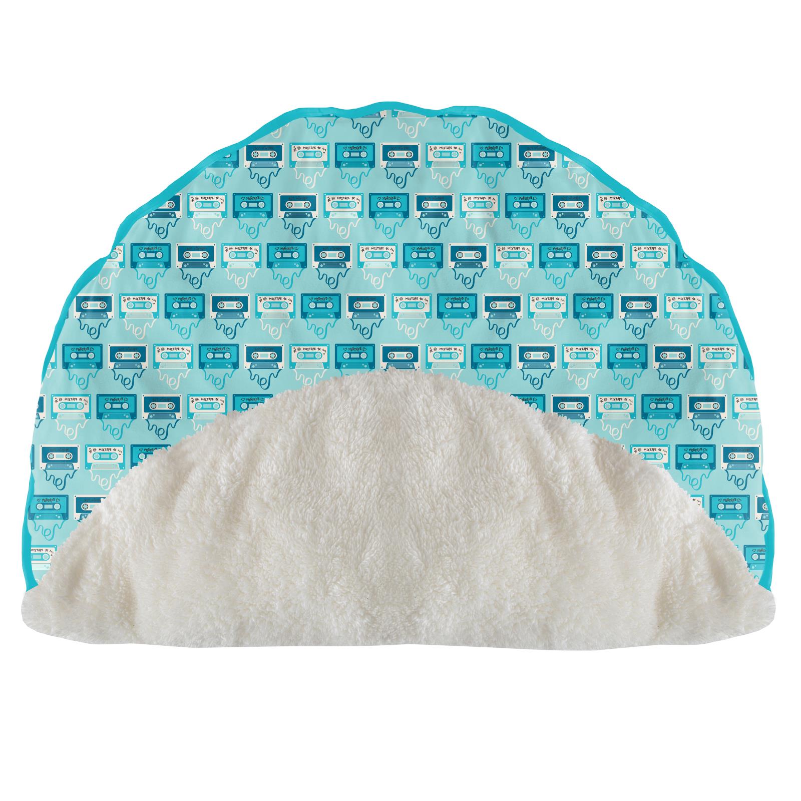 Print SherpaLined Fluffle Playmat in Summer Sky Mixtape
