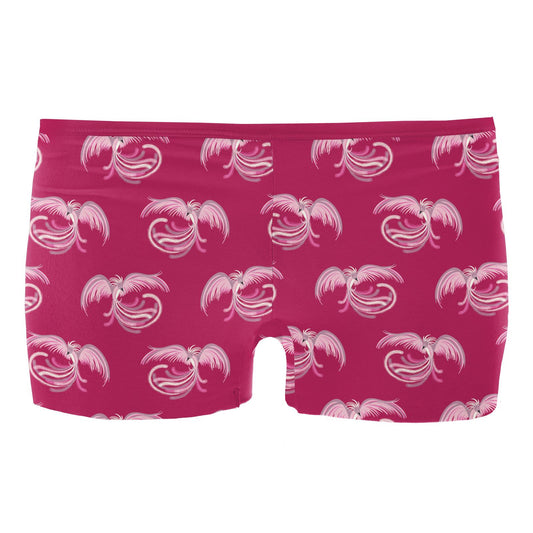 Women's Print Boy Short Underwear in Dragon Fruit Phoenix