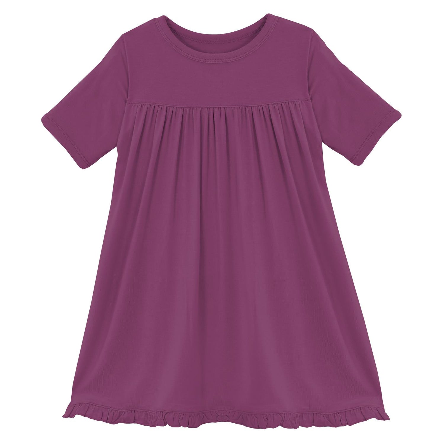 Short Sleeve Swing Dress in Orchid (191448)