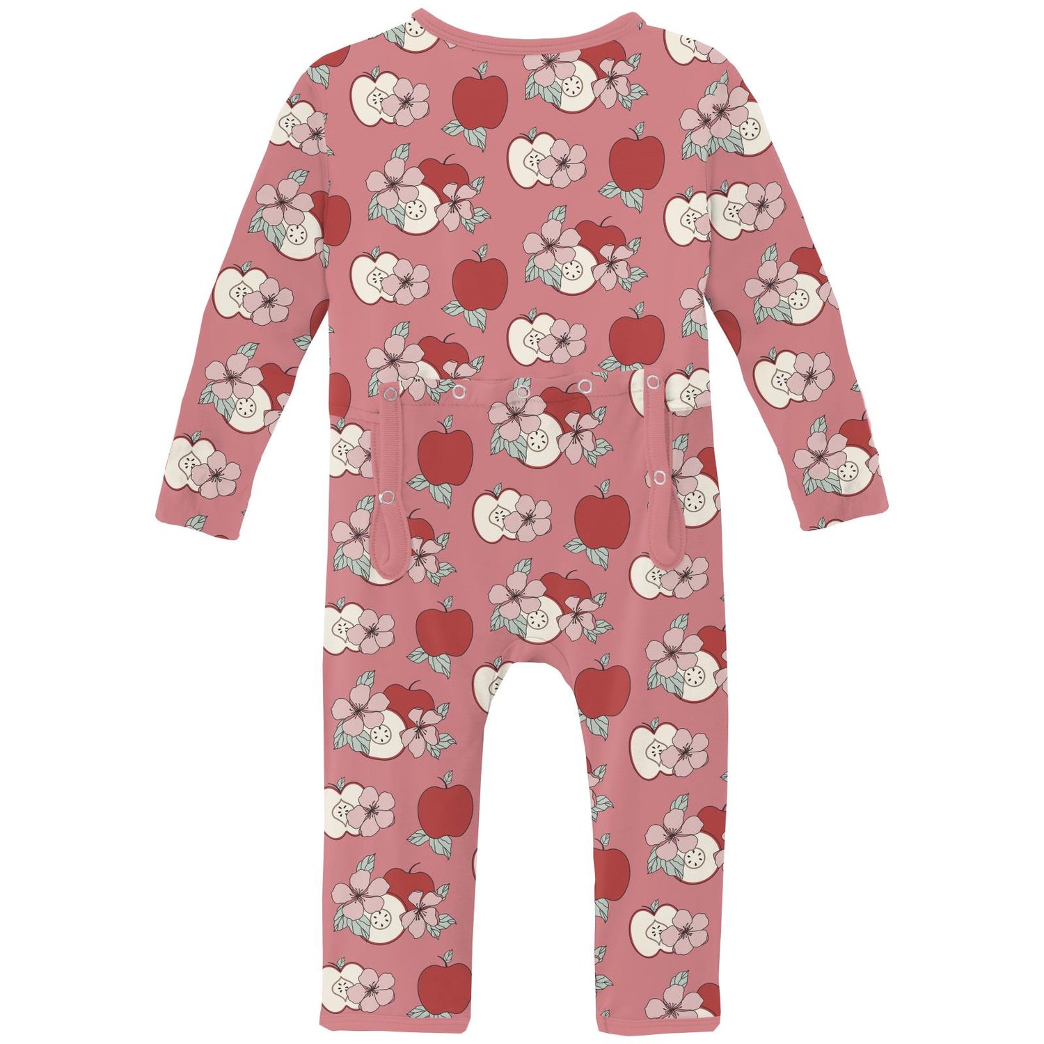 Print Coverall with 2 Way Zipper in Desert Rose Apple Picking (335222)