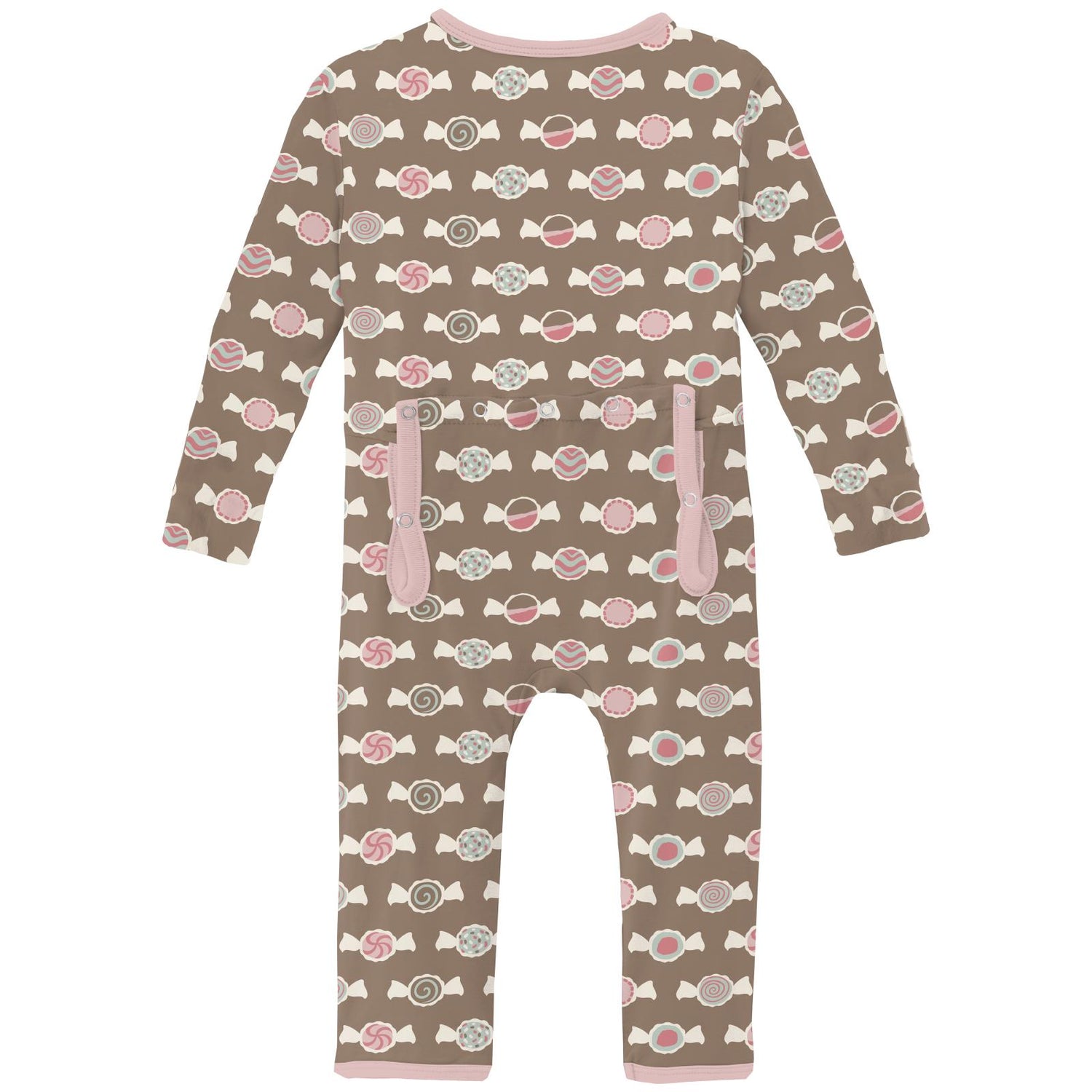 Print Coverall with 2 Way Zipper in Portabella Saltwater Taffy (335332)