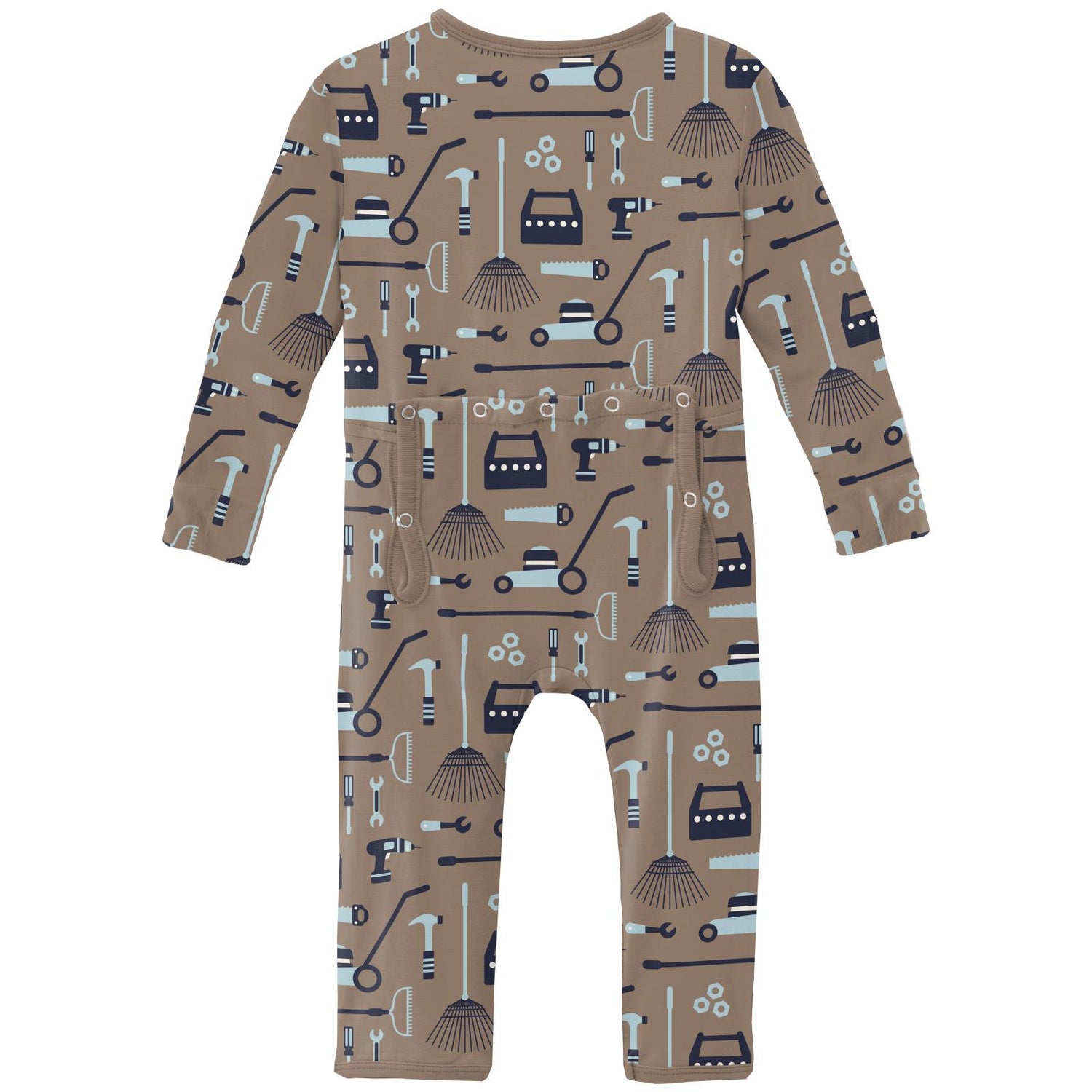Print Coverall with 2 Way Zipper in Portabella Fall Tools (335376)