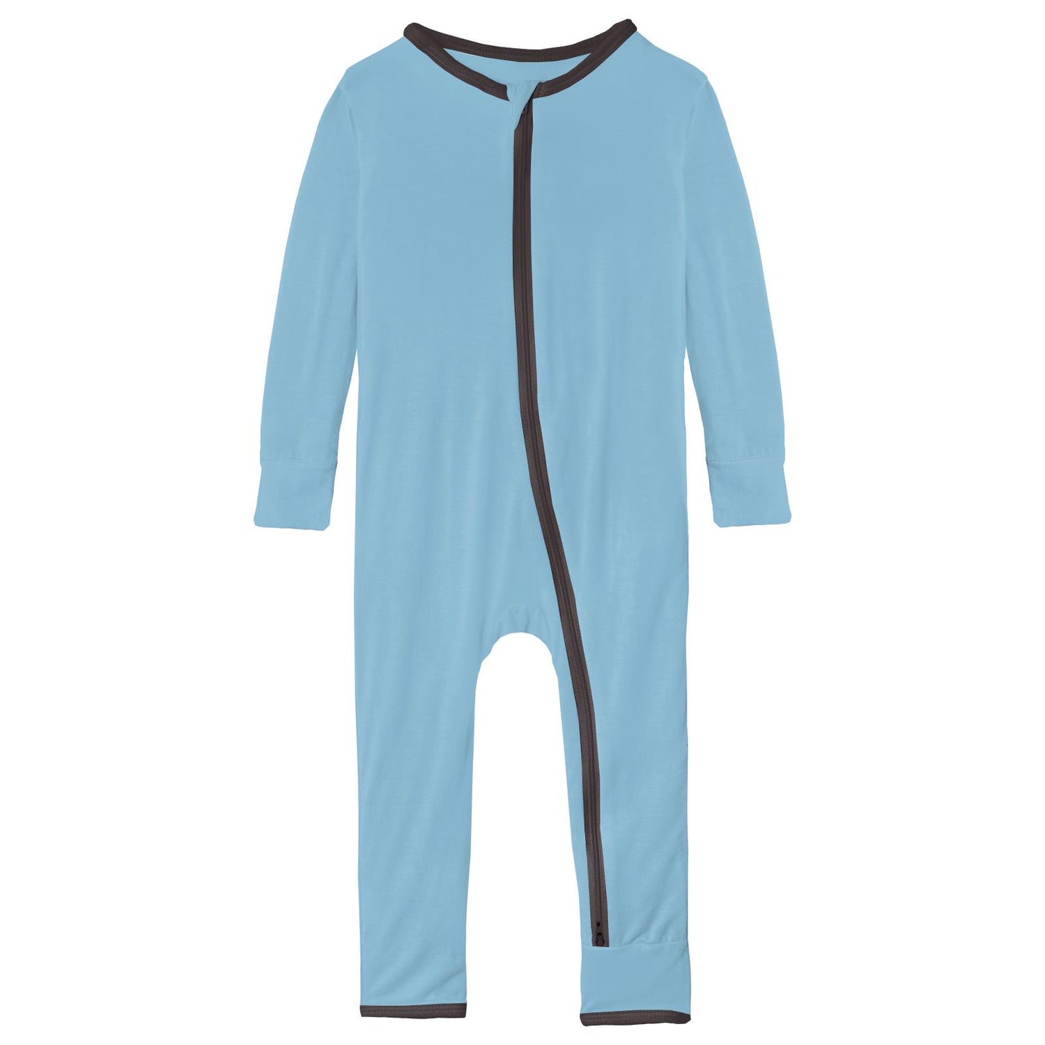 Applique Coverall with 2 Way Zipper in Seaside Blue Dog (310432)