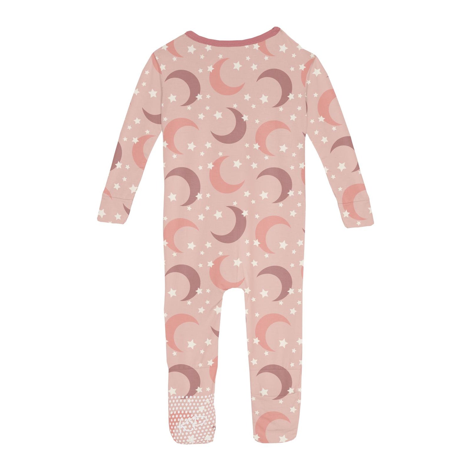 Print Convertible Sleeper with Zipper in Peach Blossom Moon and Stars (283688)