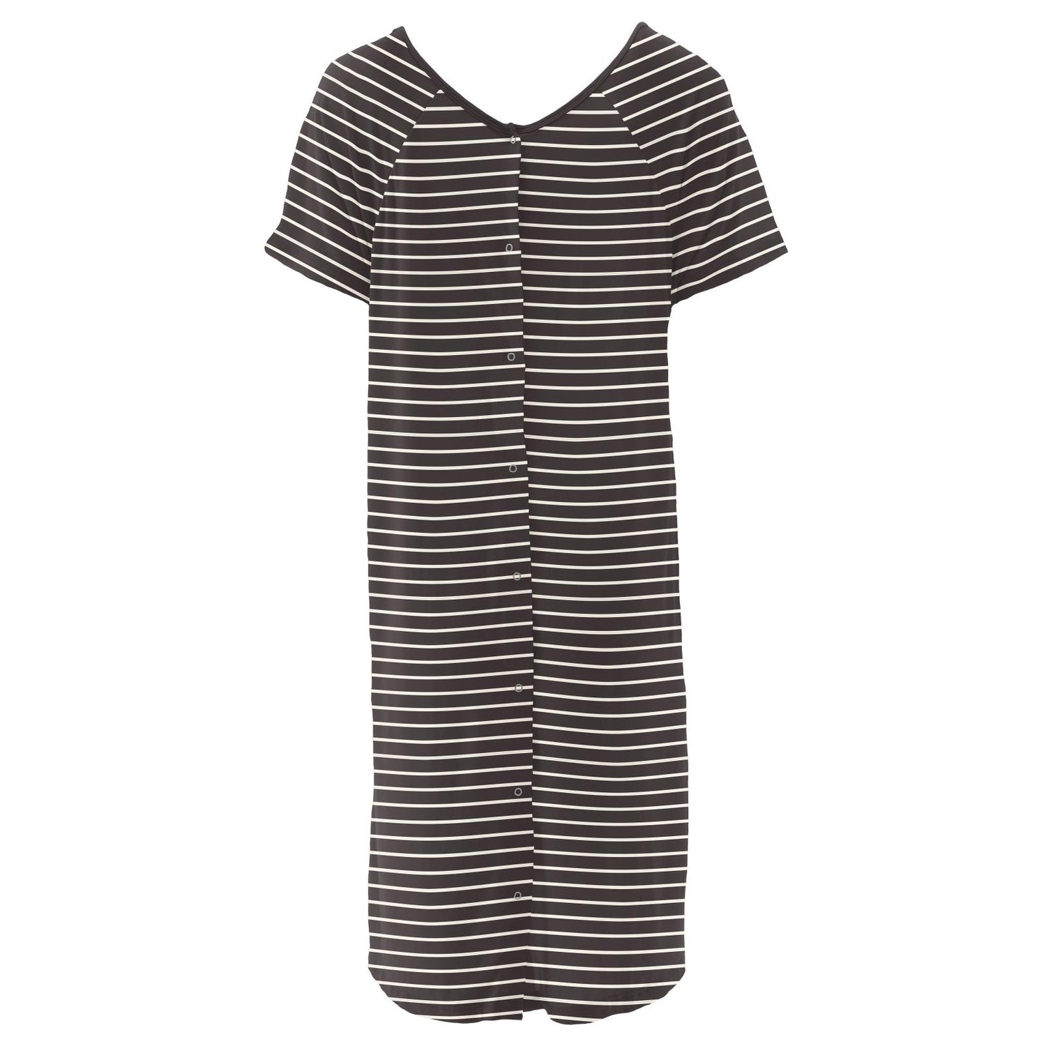 Women's Print Hospital Gown in 90's Stripe (264667)