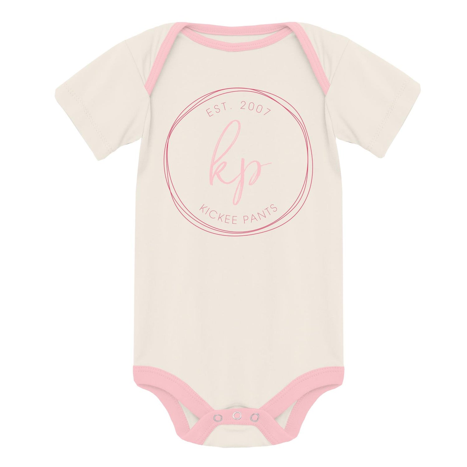 Short Sleeve Graphic One Piece in Natural KicKee (228513)