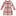 Print Long Sleeve Twirl Dress with Pockets in Fireside Plaid (343438)