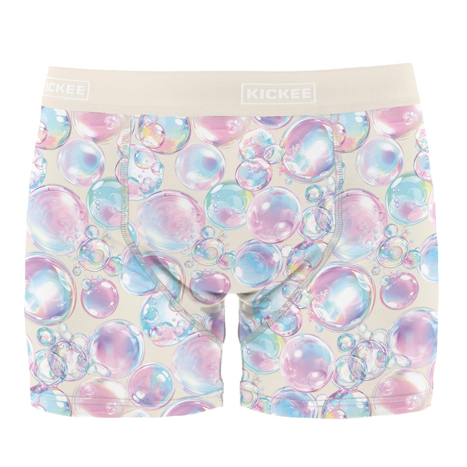 Men's Print Boxer Brief in Natural Bubbles (352232)