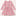 Print Long Sleeve Twirl Dress with Pockets in Baby Rose Gamer (372935)