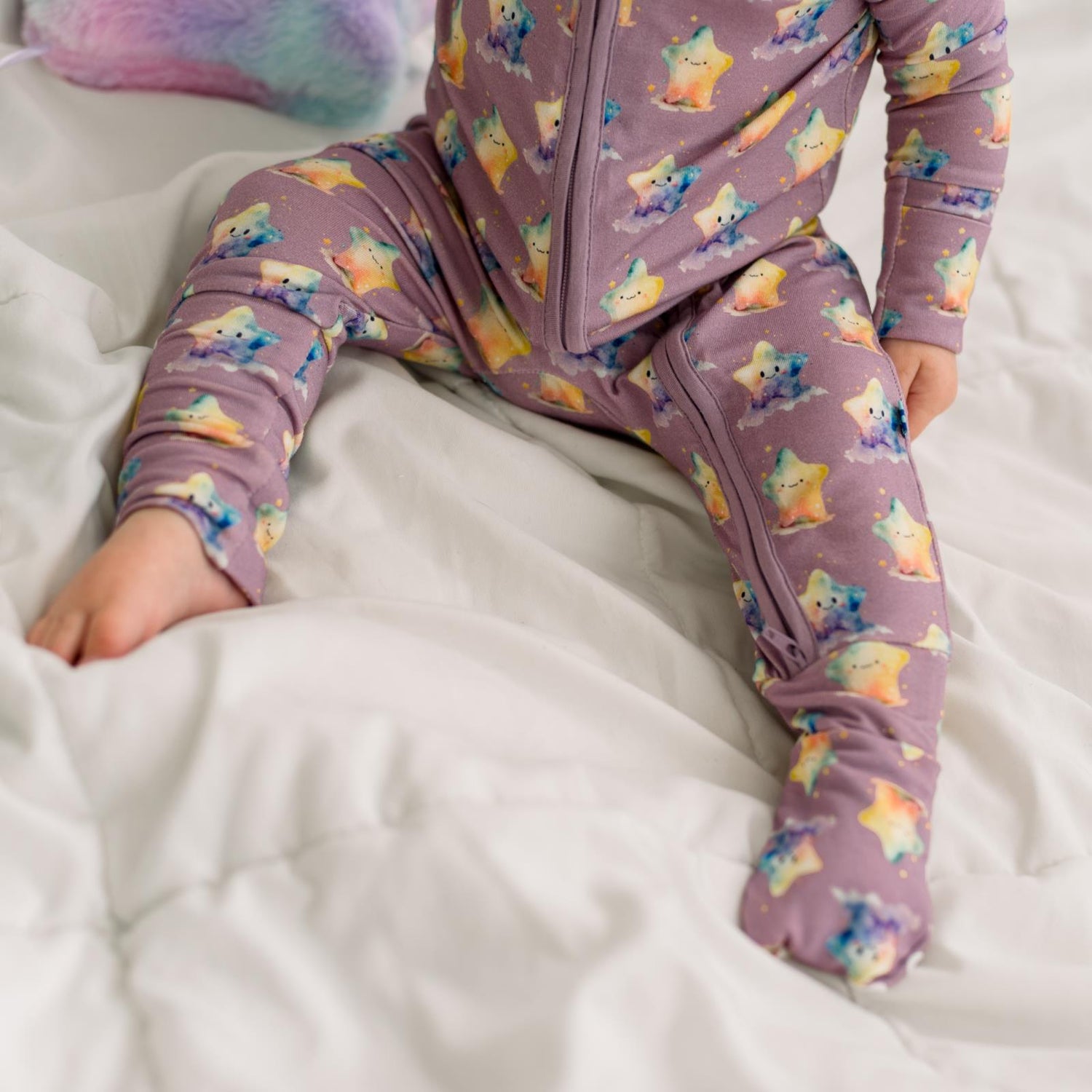 Print Convertible Coverall in Rainbow Stars (374582)