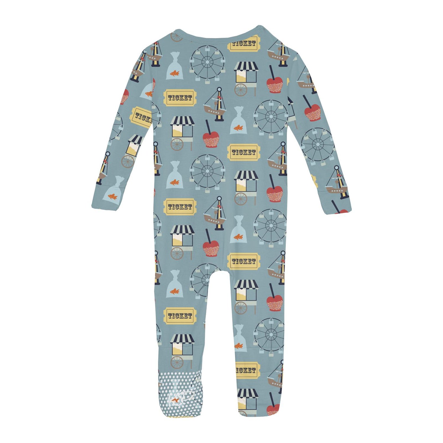 Print Convertible Coverall in Stormy Sea Fall Fair (364366)