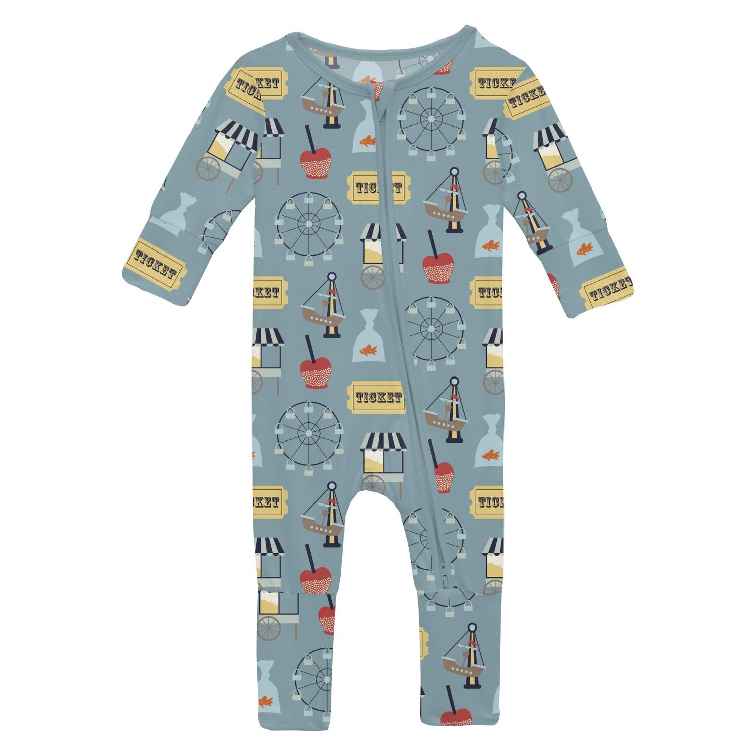 Print Convertible Coverall in Stormy Sea Fall Fair (364372)