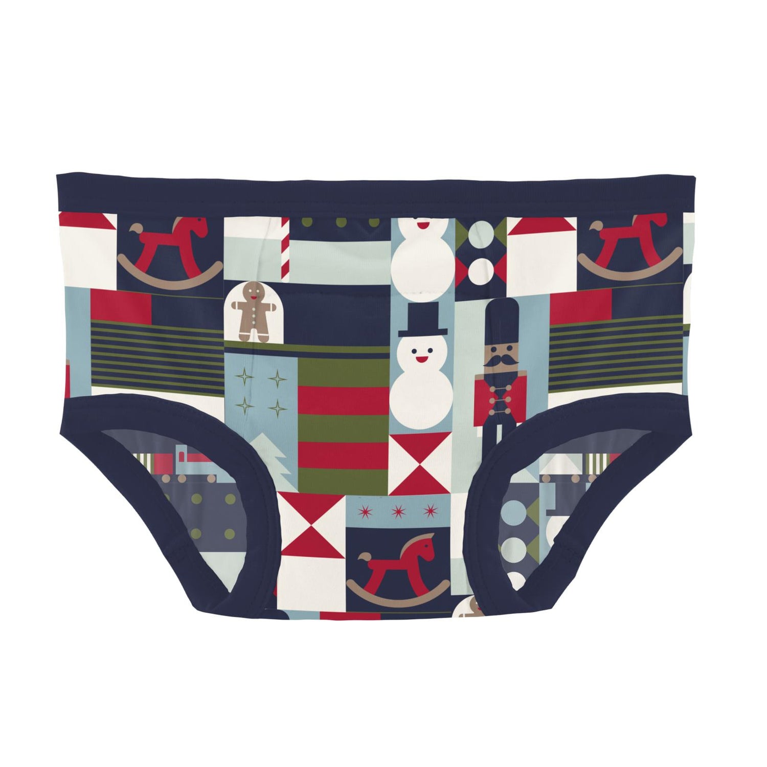 Print Training Pants in Peacoat Mod Christmas (346795)