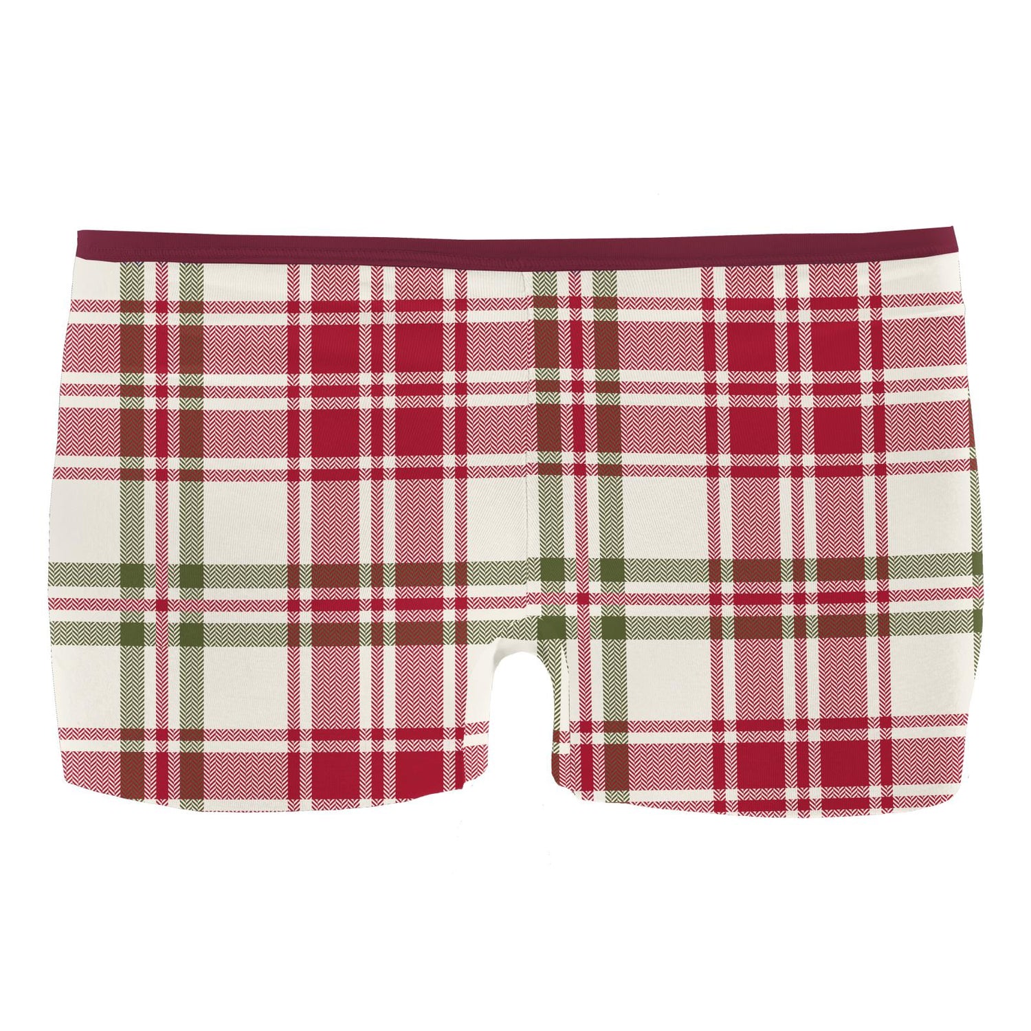 Women's Print Boy Short Underwear in Fireside Plaid (347573)