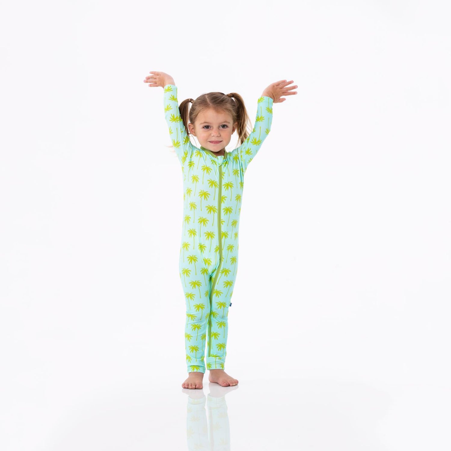 Print Swim Coverall in Summer Sky Palm Trees (243270)