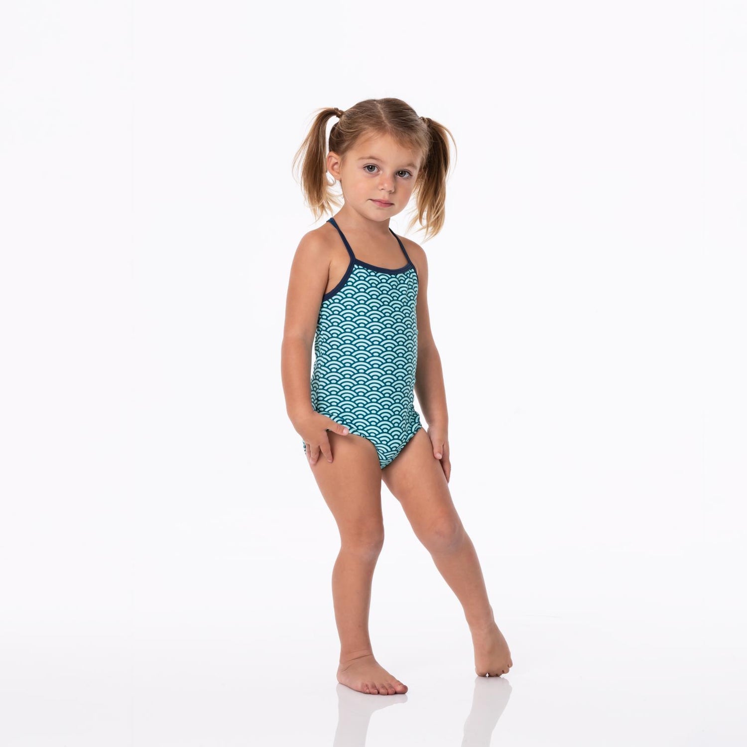 Print One-Piece Bathing Suit in Summer Sky Waves (243338)