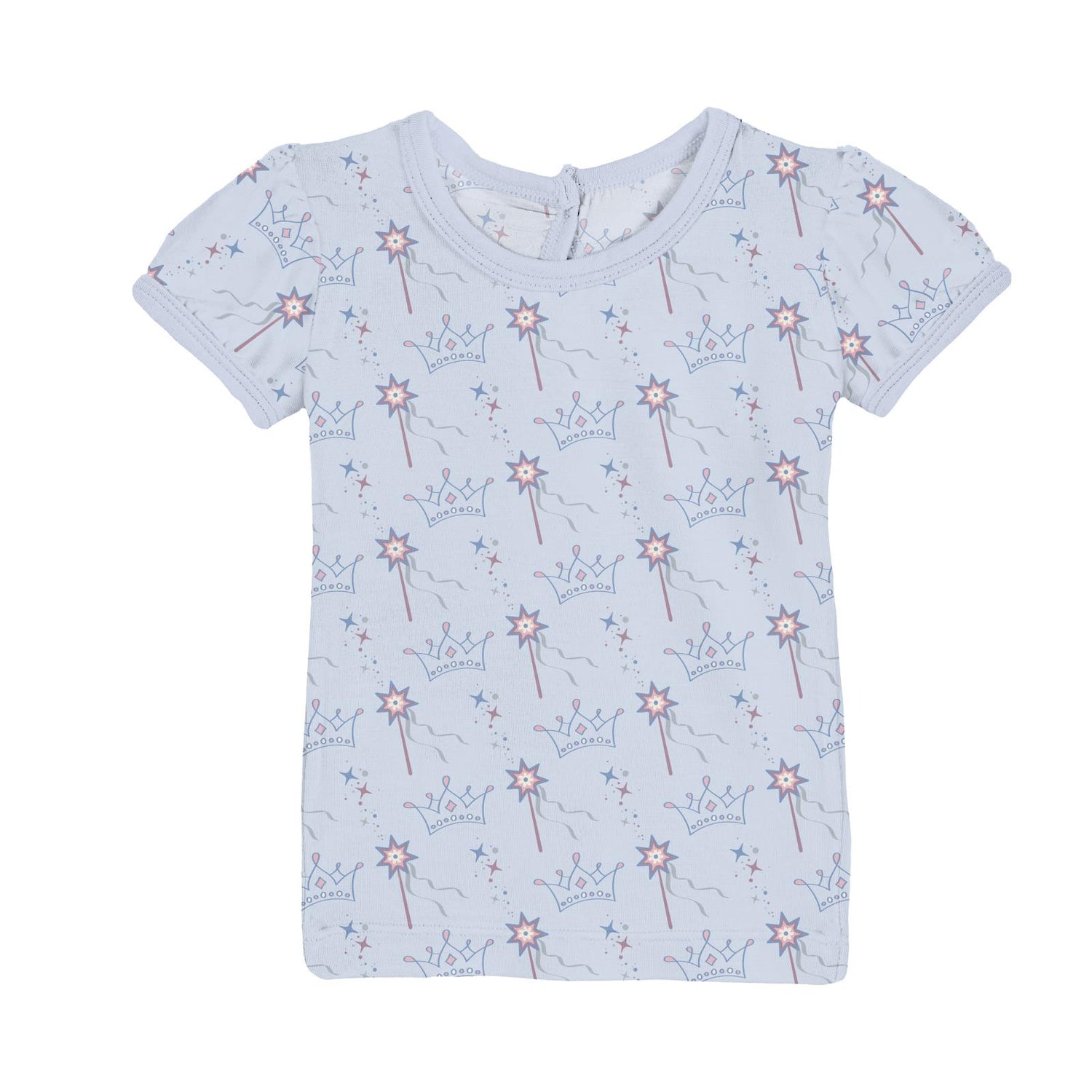 Print Short Sleeve Puff Tee in Dew Magical Princess (276884)