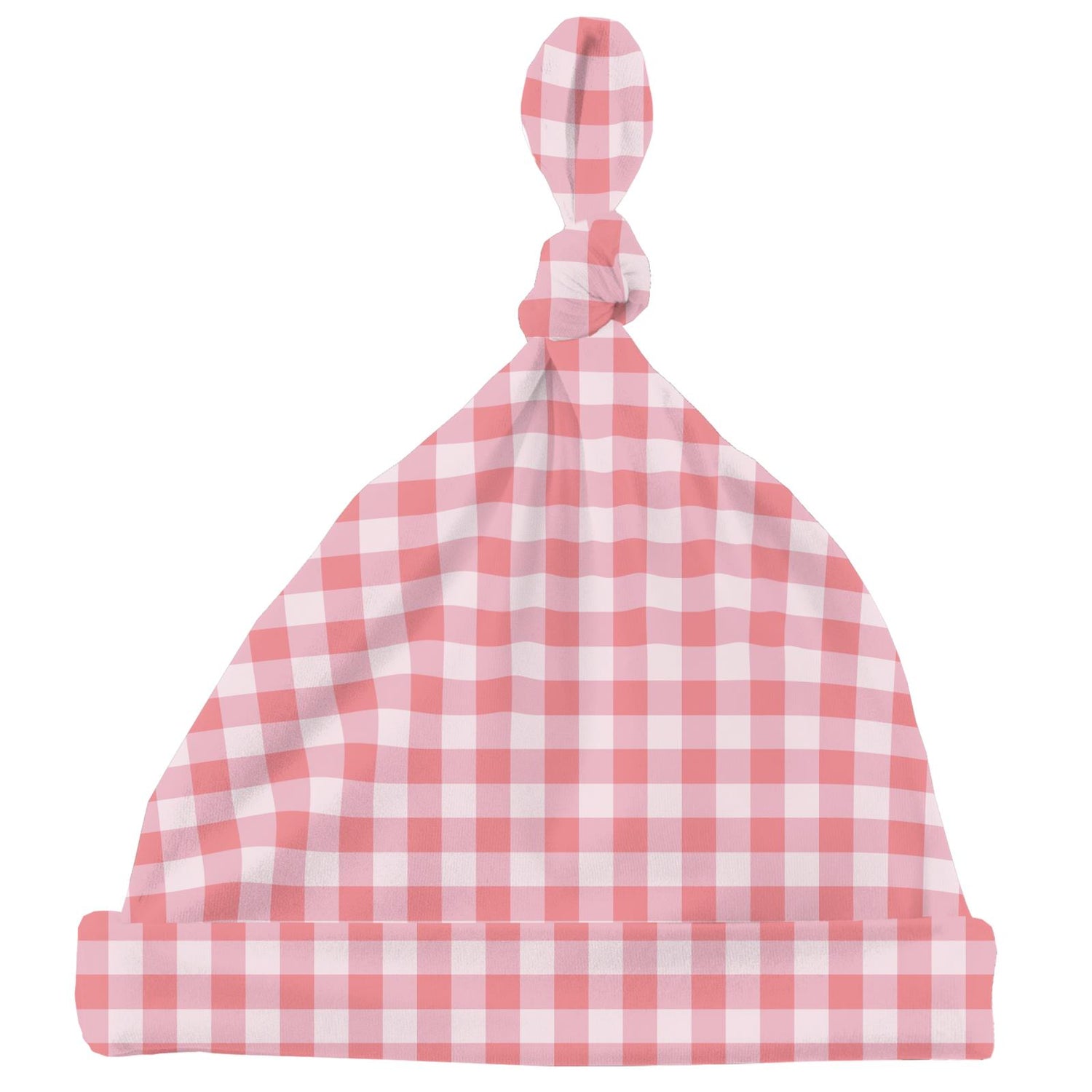 Print Knot Hat in Cake Pop Gingham (312415)