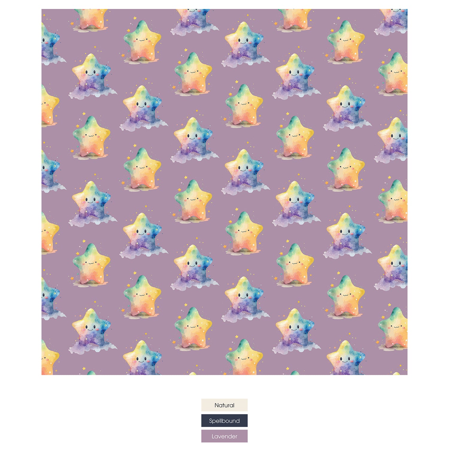 Print Girl's Underwear in Rainbow Stars (378552)