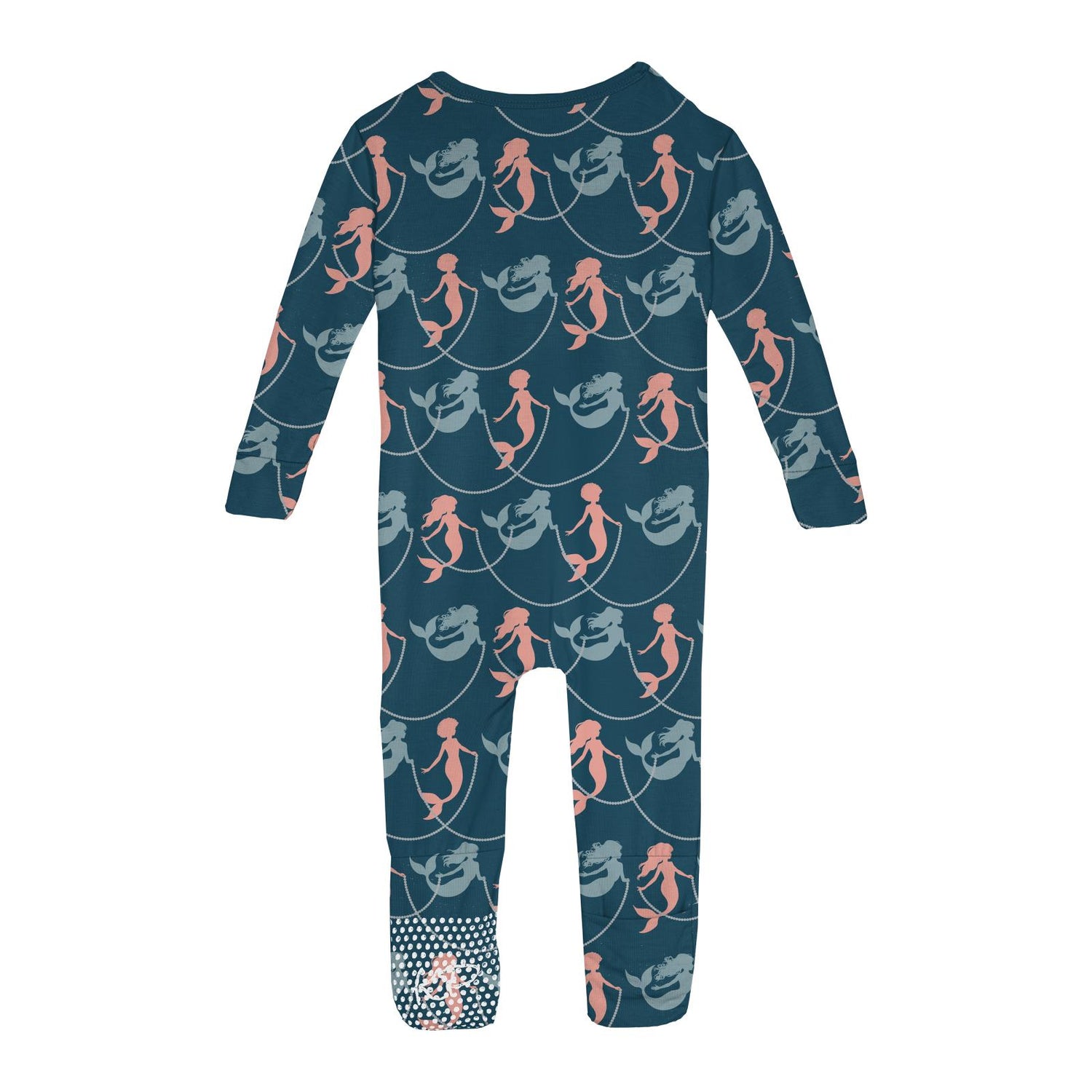 Print Convertible Sleeper with Zipper in Peacock Mermaids & Pearls (306555)