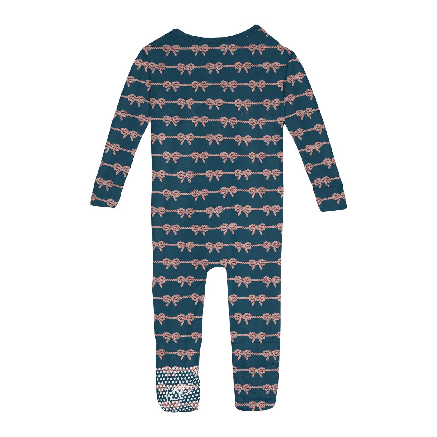 Print Convertible Sleeper with Zipper in Peacock Boat Rope Bows (306487)