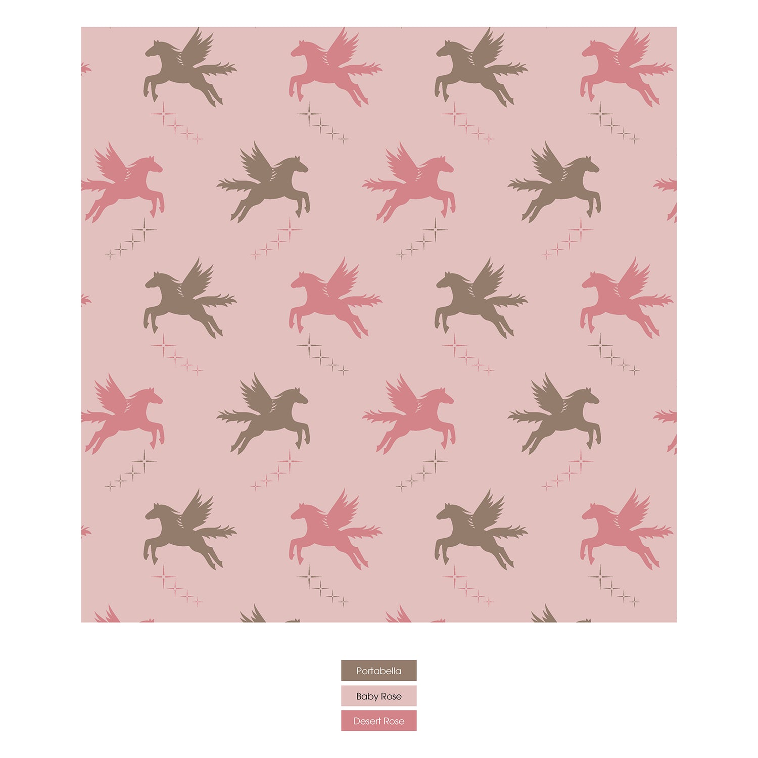 Print Training Pants in Baby Rose Pegasus (340105)