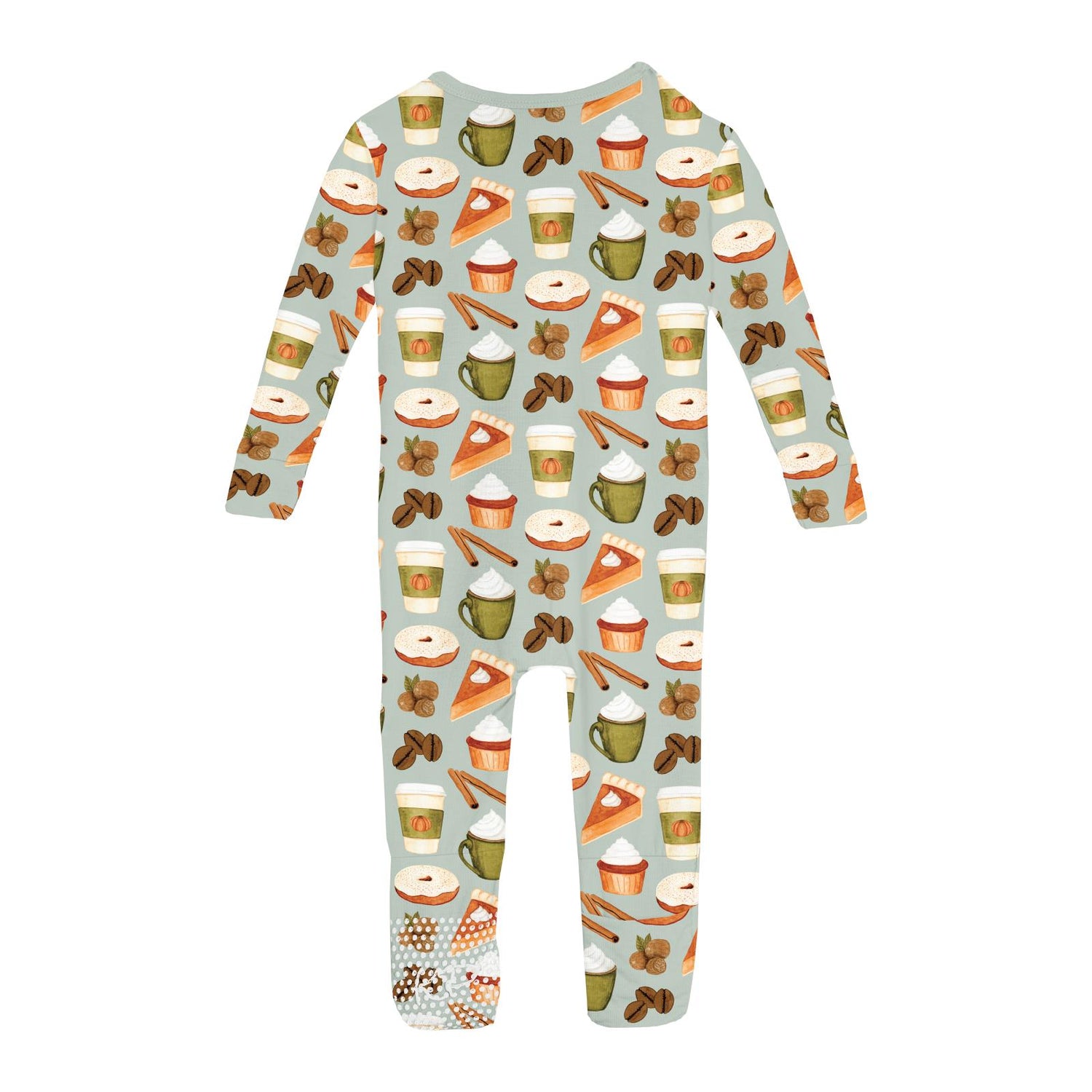 Print Convertible Coverall in Aloe Pumpkin Spice (364498)