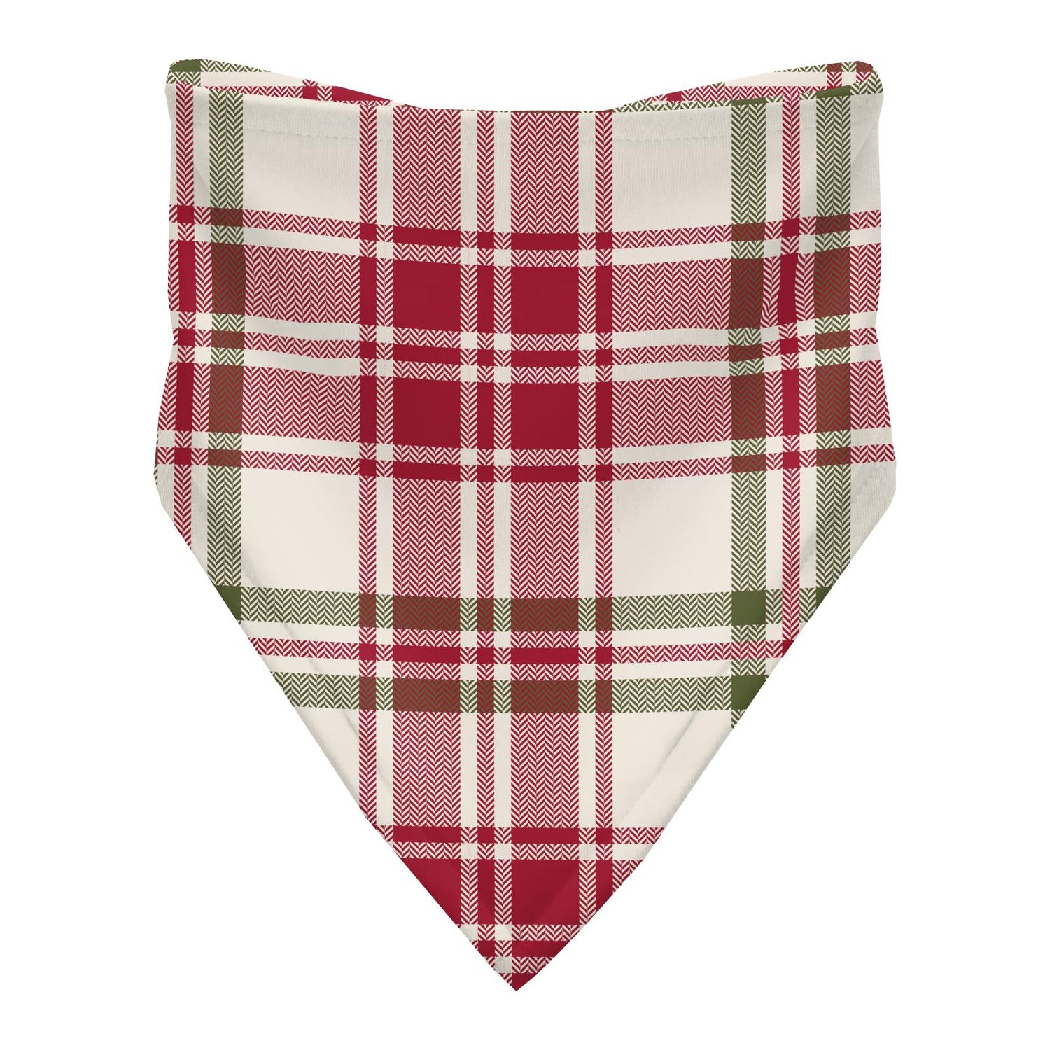 Print Bandana Bib in Fireside Plaid (342045)