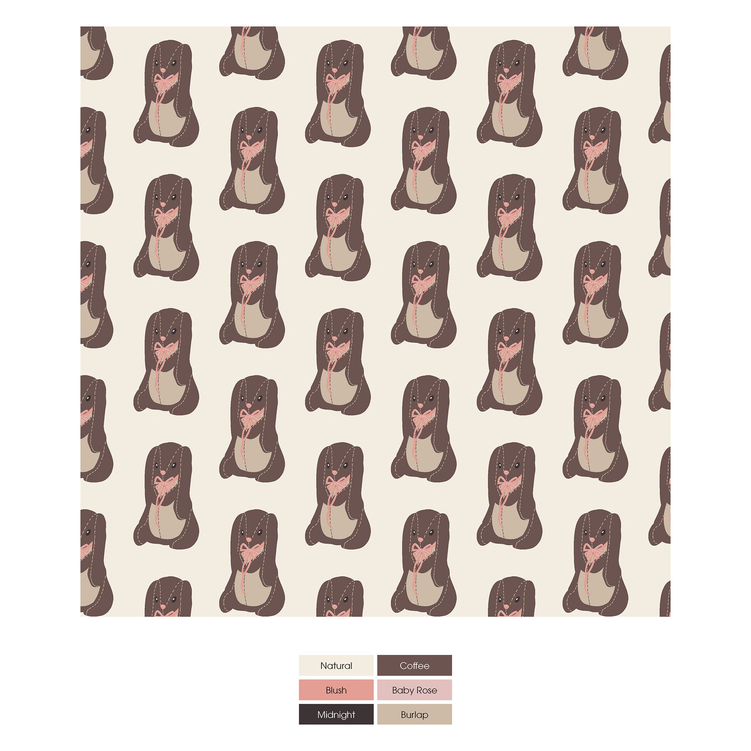 Print Convertible Sleeper with Zipper in Natural Velveteen Rabbit (296262)