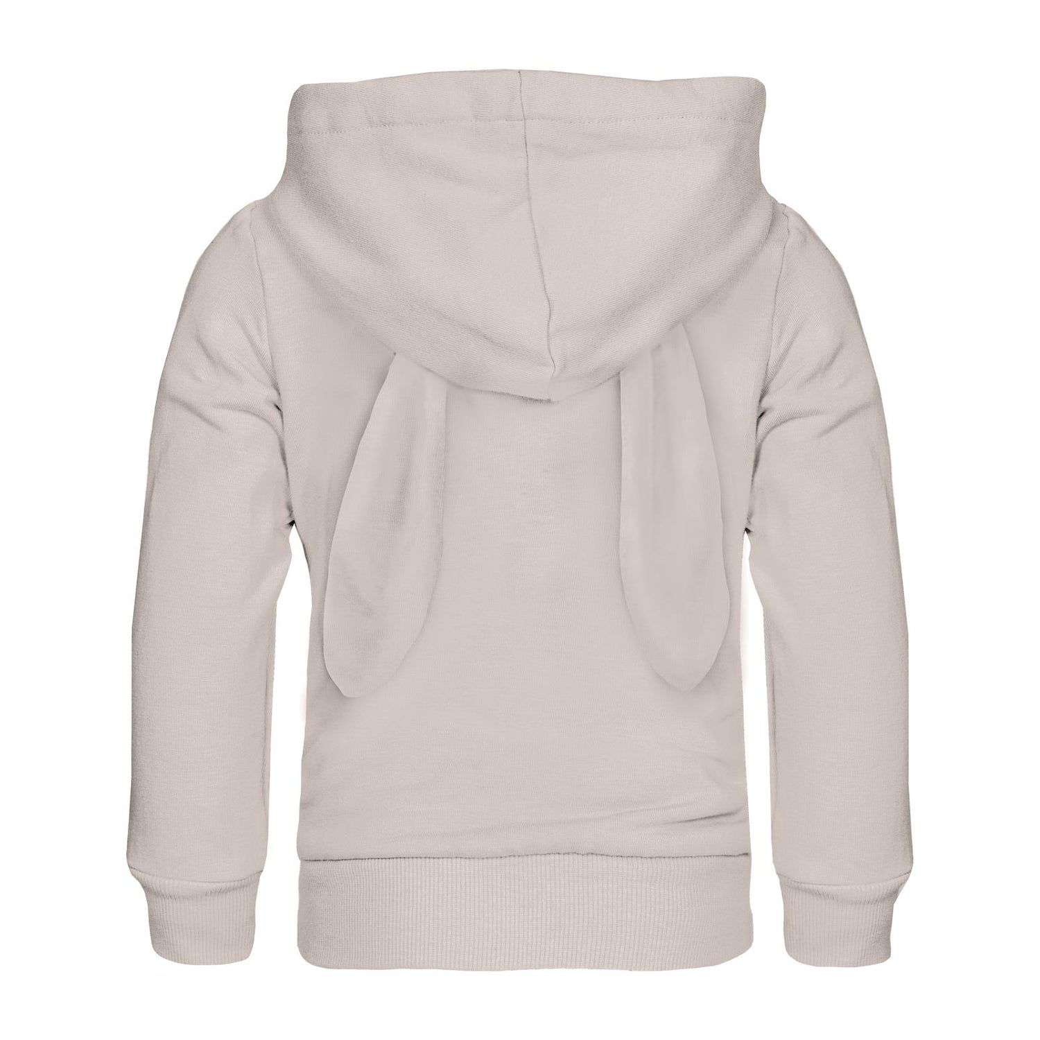 Fleece Kangaroo Pocket Pullover with Bunny Ears in Latte (312098)