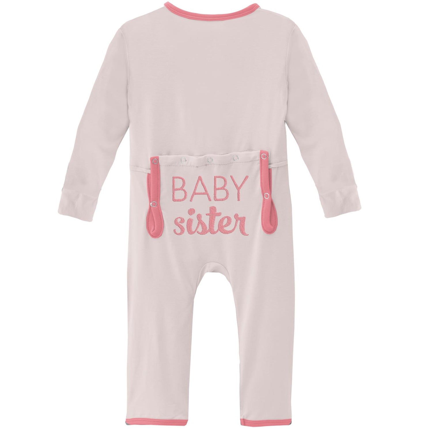 Applique Coverall in Macaroon Baby Sister (200501)