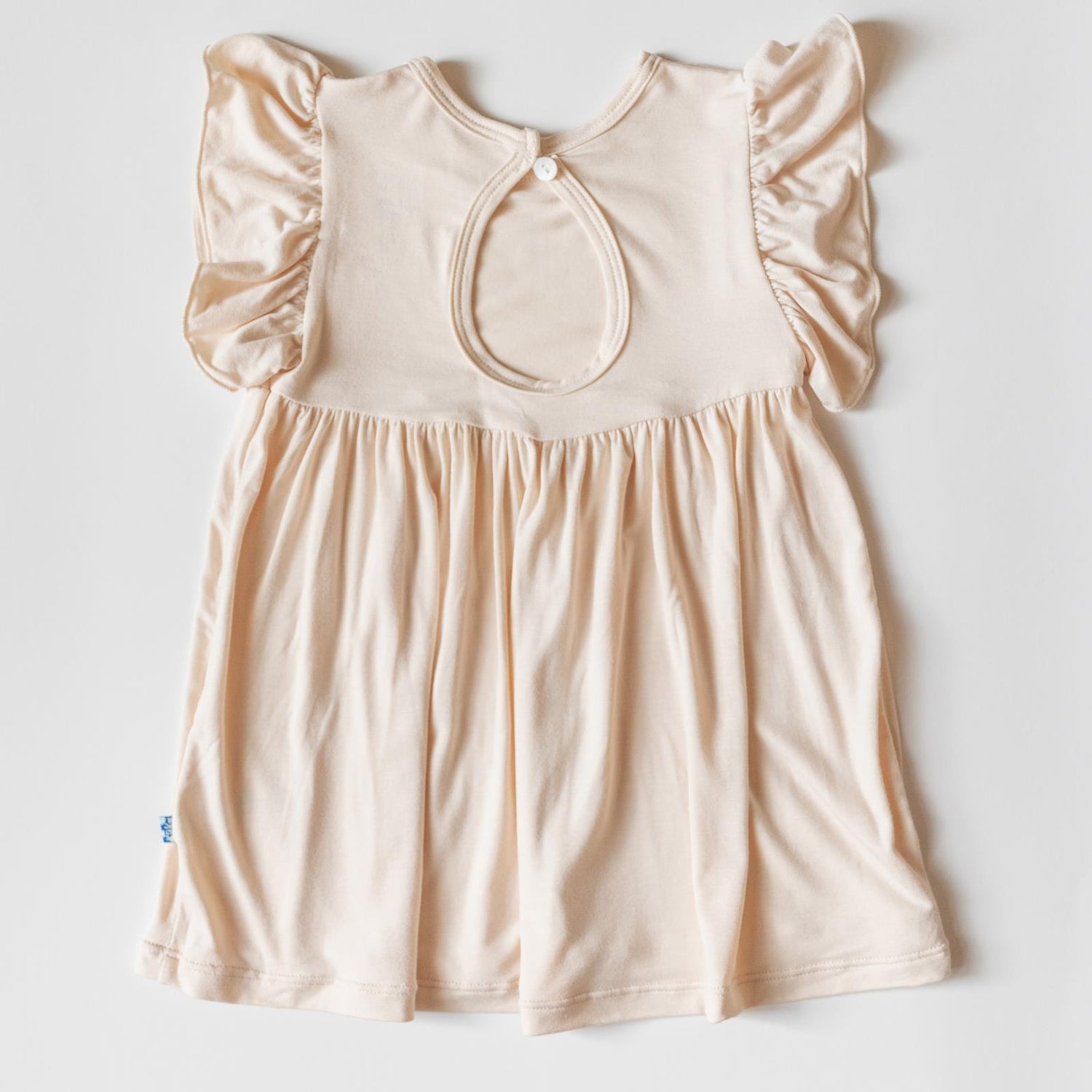 Short Sleeve Lola Swing Dress in Latte (364856)