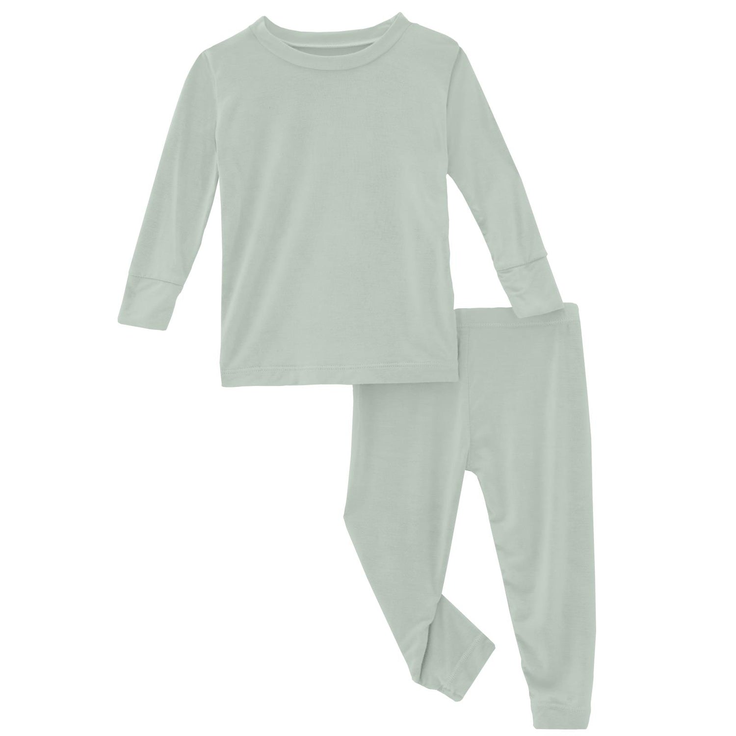 Long Sleeve Pajama Set in Aloe (343644)
