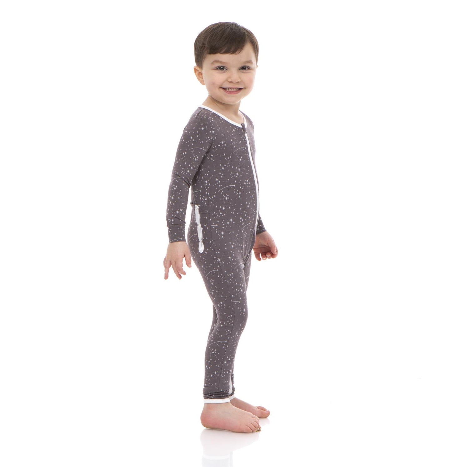 Print Coverall with Zipper in Rain Shooting Stars (226486)