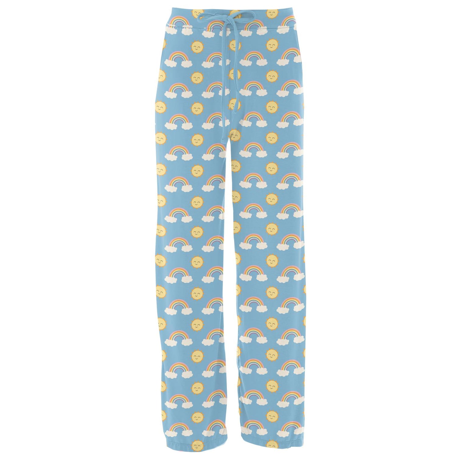 Women's Print Lounge Pants in Sunshine and Rainbows
