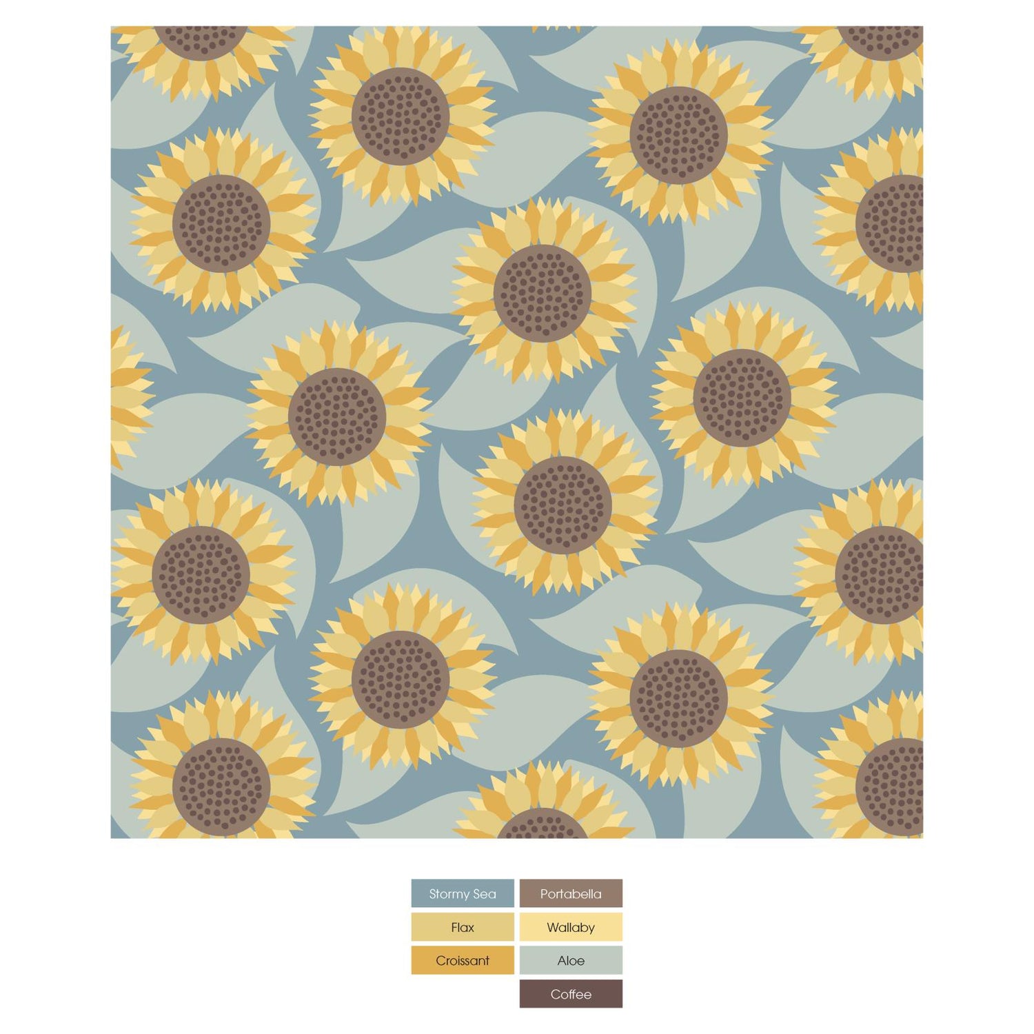 Print Quilted Throw Blanket in Stormy Sea Sunflower/Spring Sky Feeding Ducks (333812)