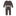 Print Layette Ruffle Coverall with Zipper in Midnight Gramophone (235036)