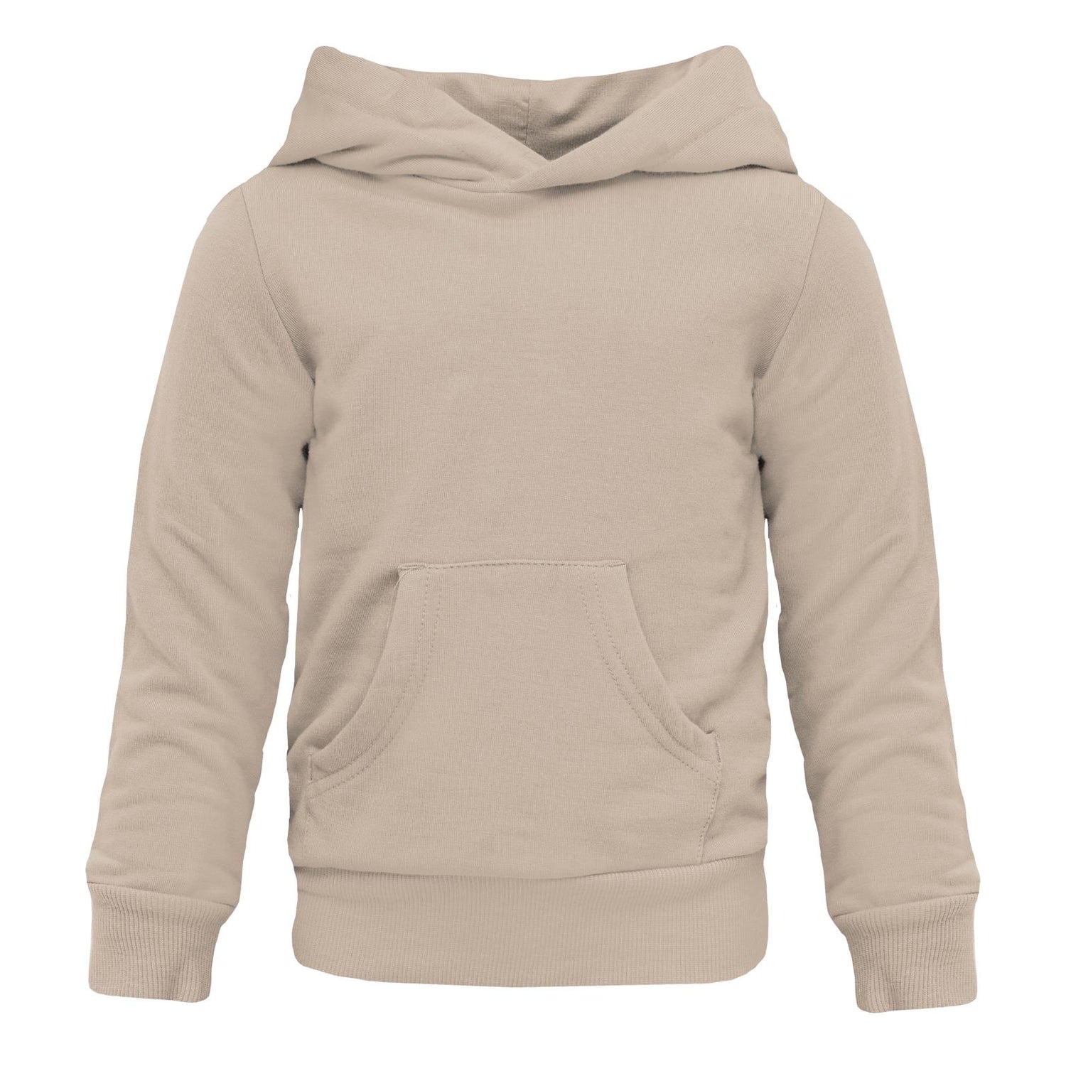 Fleece Kangaroo Pocket Pullover in Burlap (235485)