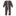 Print Layette Ruffle Coverall with Zipper in Midnight Gramophone (233674)