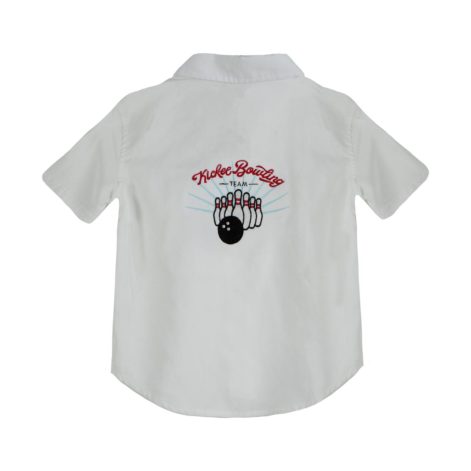 Woven Bowling Shirt in Natural/Balloon Bowling (259637)