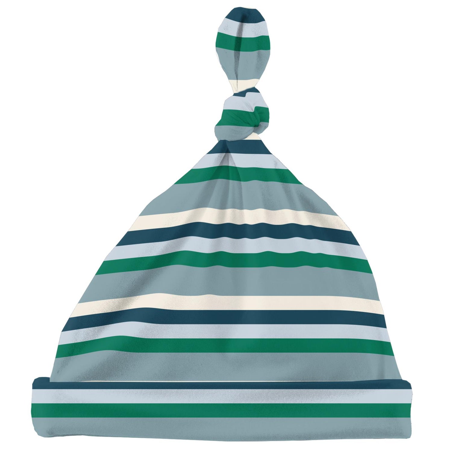Print Knot Hat in Stormy Sea Stripe (305342)