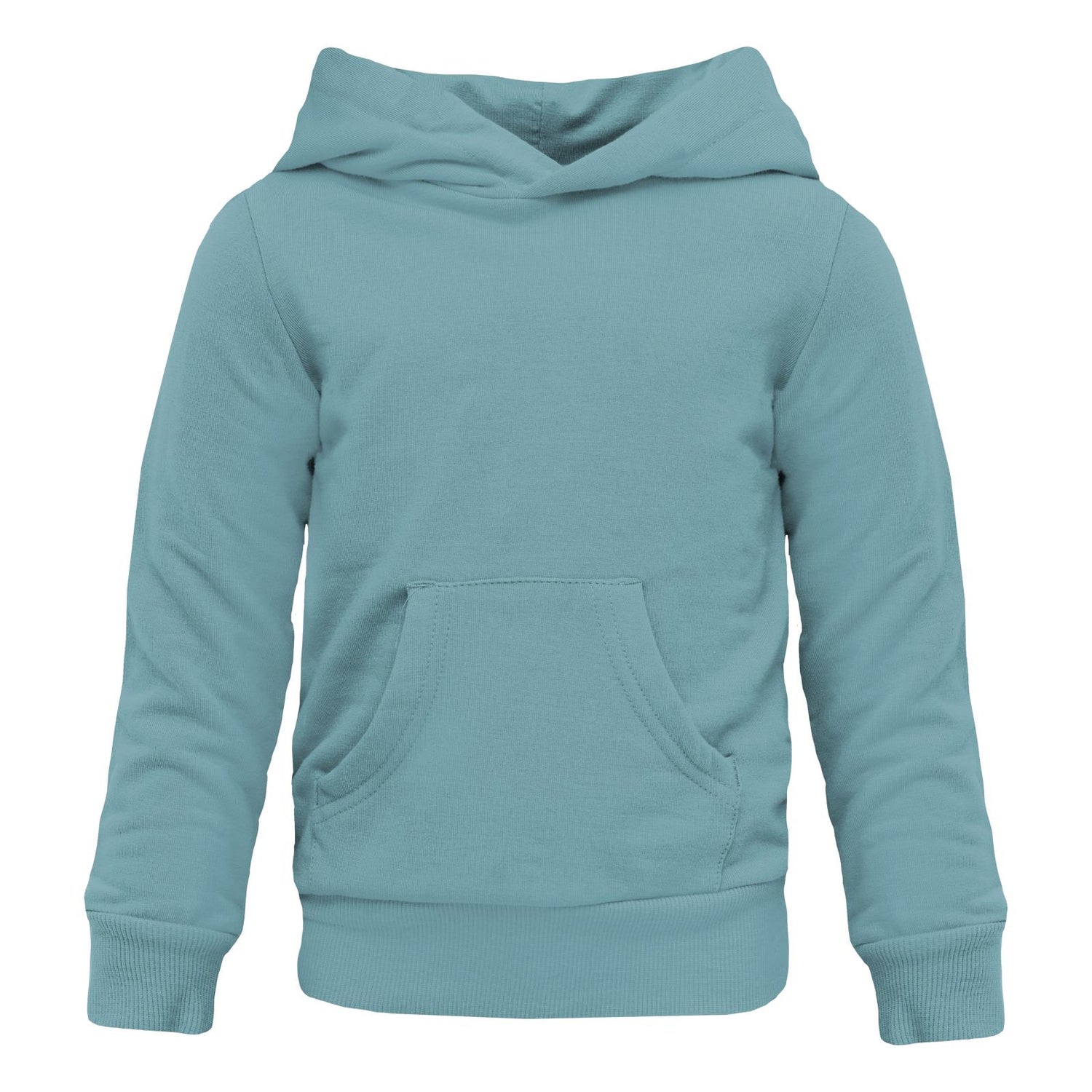 Fleece Kangaroo Pocket Pullover in Glacier (214226)