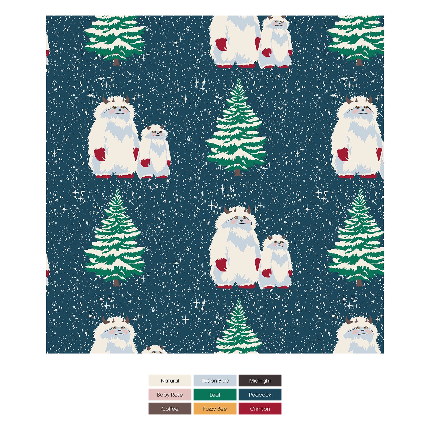 Print Coverall with 2 Way Zipper in Peacock Yeti (303254)