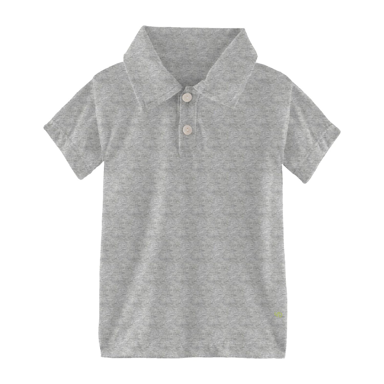 Short Sleeve Polo in Heathered Mist (338438)