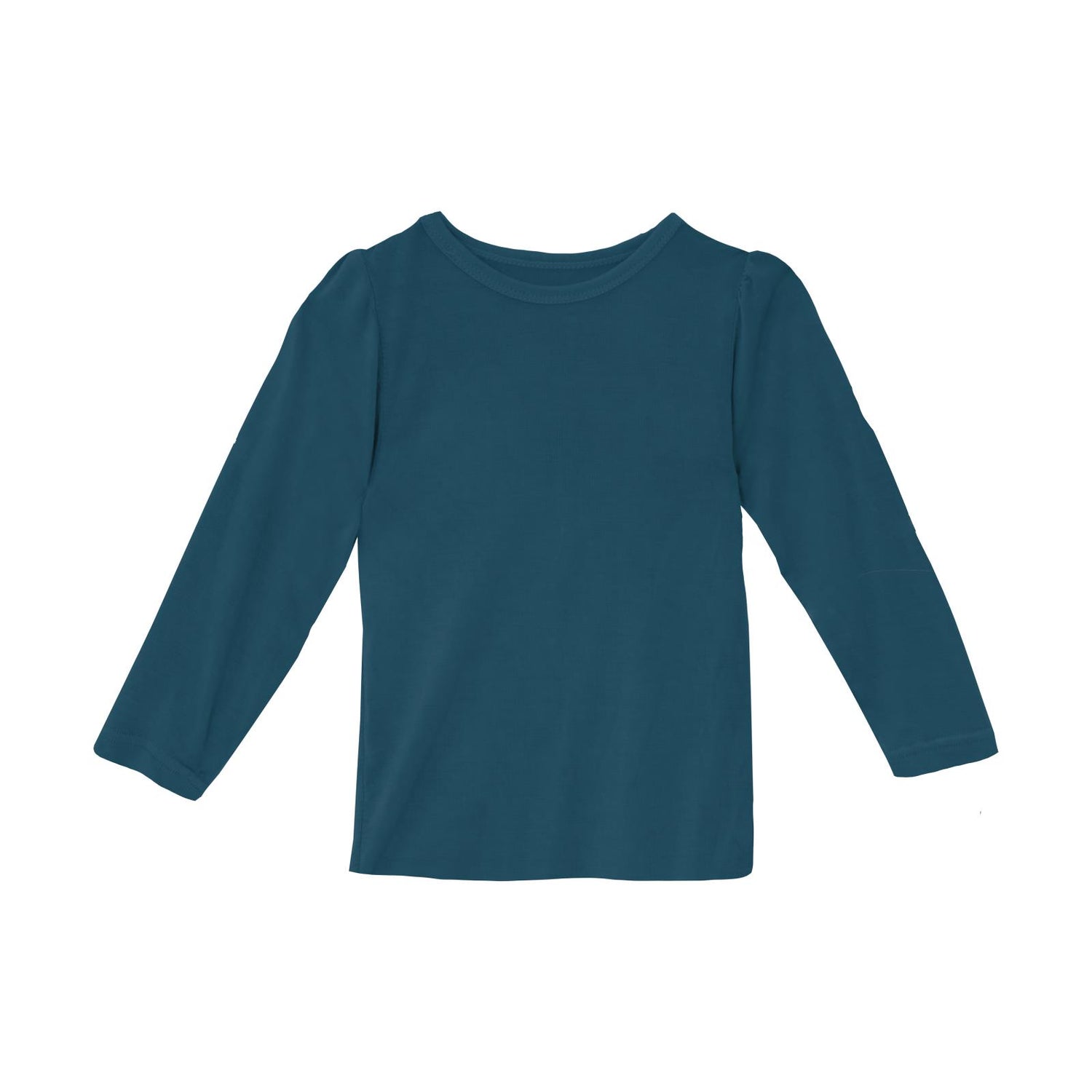 Long Sleeve Puff Tee in Peacock (306120)