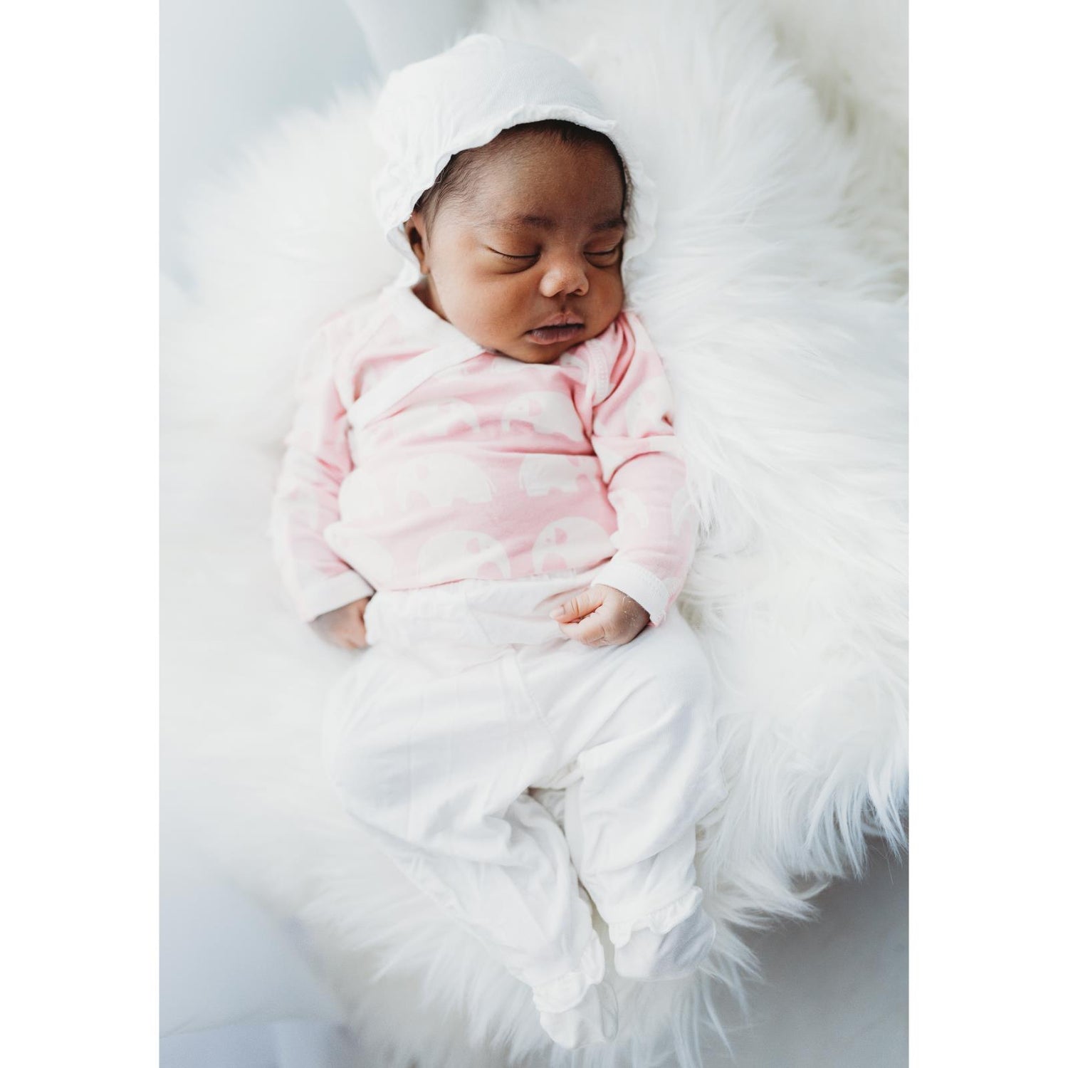 Essentials Ruffle Kimono Newborn Gift Set in Lotus Elephant (356049)