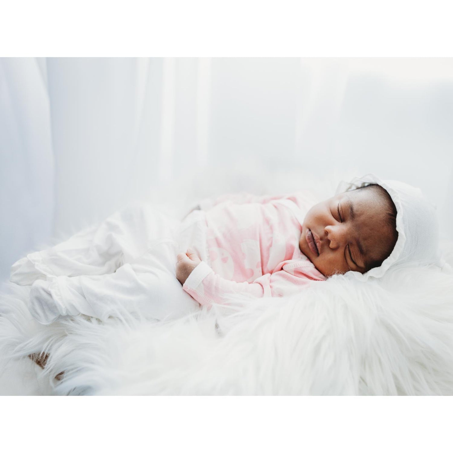 Essentials Ruffle Kimono Newborn Gift Set in Lotus Elephant (356043)