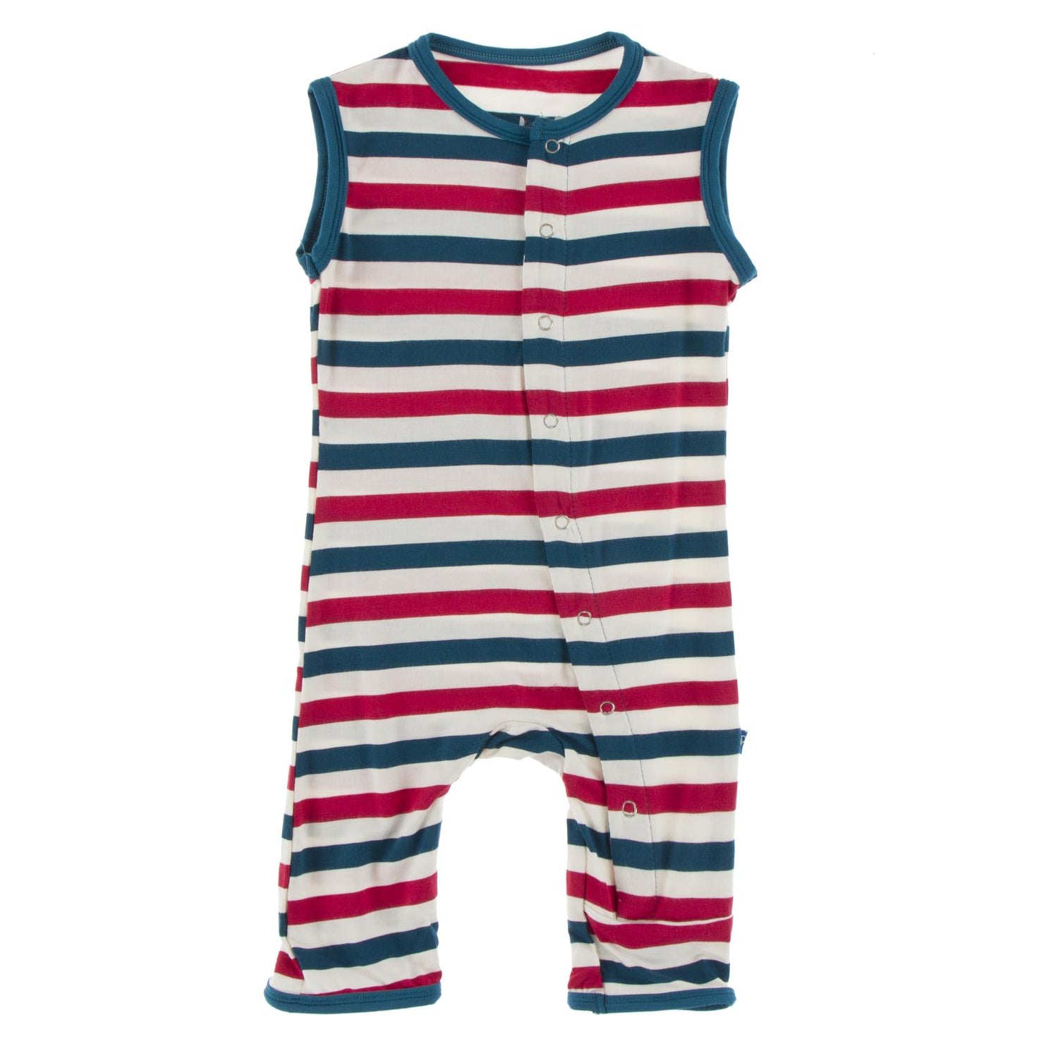Print Tank Romper in USA Stripe (341432)