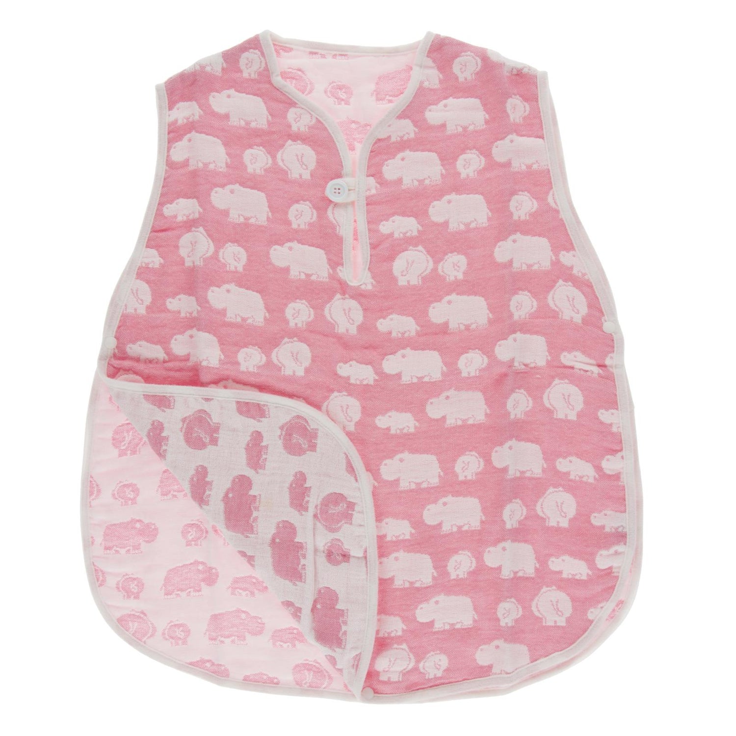 Jacquard Muslin Wearable Blanket in Hippo (305577)
