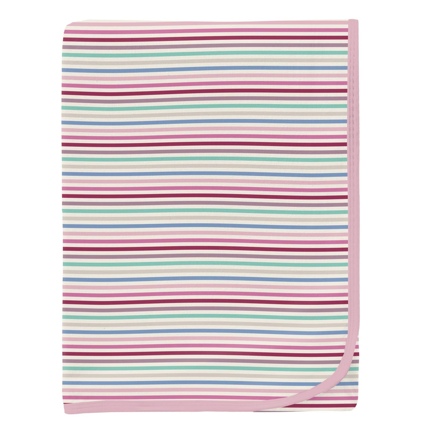 Print Swaddling Blanket in Make Believe Stripe